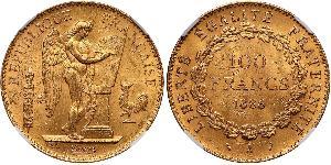 100 Franc 法兰西第三共和国 (1870 - 1940) 金 