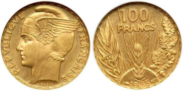 100 Franc 法兰西第三共和国 (1870 - 1940) 金 