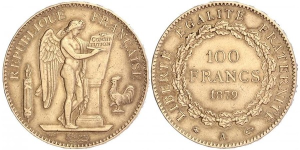 100 Franc 法兰西第三共和国 (1870 - 1940) 金 