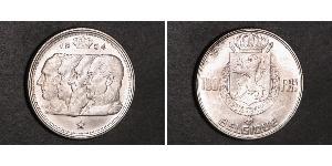 100 Franc 比利时 銀 