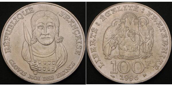 100 Franc 法国 銀 