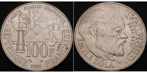 100 Franc 法蘭西第五共和國 銀 