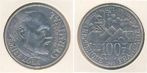 100 Franc 法蘭西第五共和國 銀 