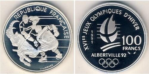 100 Franc 法蘭西第五共和國 銀 