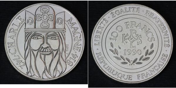 100 Franc 法蘭西第五共和國 銀 