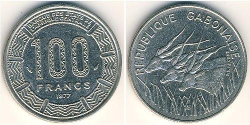 100 Franc 中非共和國 镍 