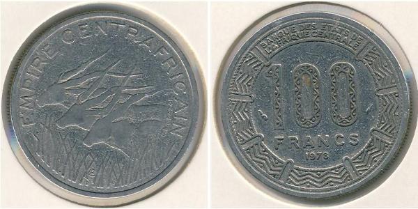 100 Franc 中非共和國 镍 