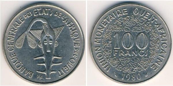 100 Franc 非洲联盟 镍 