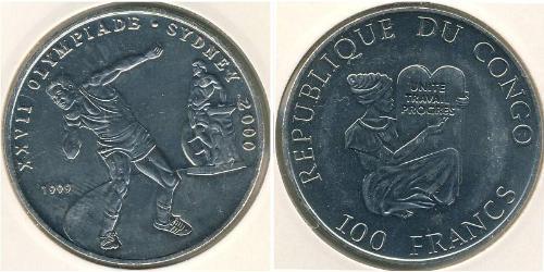 100 Franc 刚果民主共和国 銅/镍 