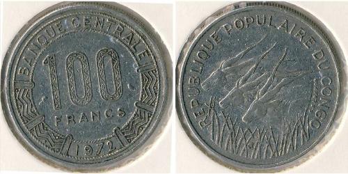 100 Franc 刚果民主共和国 銅/镍 