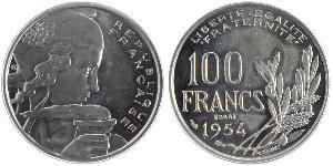 100 Franc 法兰西第四共和国 (1946 - 1958) 銅/镍 