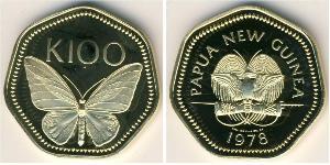 100 Kina Papua-Neuguinea Gold 