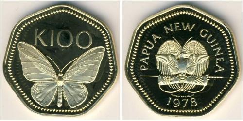 100 Kina Papua-Neuguinea Gold 