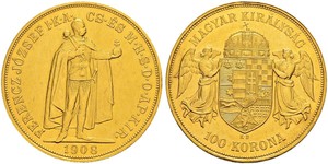 100 Korona Austria-Hungary (1867-1918) Gold Franz Joseph I (1830 - 1916)