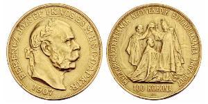 100 Korona Austria-Hungary (1867-1918) Gold Franz Joseph I (1830 - 1916)