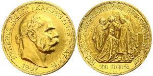 100 Korona Austria-Hungary (1867-1918) Gold Franz Joseph I (1830 - 1916)