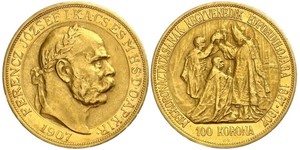 100 Korona Austria-Hungary (1867-1918) Gold Franz Joseph I (1830 - 1916)