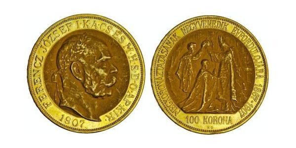 100 Korona Austria-Hungary (1867-1918) Gold Franz Joseph I (1830 - 1916)