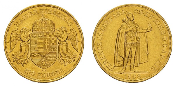 100 Korona Austria-Hungary (1867-1918) Gold Franz Joseph I (1830 - 1916)