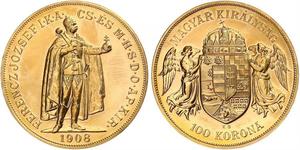 100 Korona Österreich-Ungarn (1867-1918) Gold Franz Joseph I (1830 - 1916)