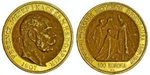 100 Korona Impero austro-ungarico (1867-1918) Oro Franz Joseph I (1830 - 1916)
