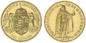100 Korona Австро-Венгрия (1867-1918) Золото Франц Иосиф I (1830 - 1916)