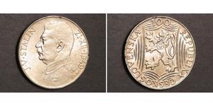 100 Krone Checoslovaquia  (1918-1992) Plata Joseph Stalin