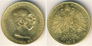 100 Krone 奥地利历史 (1156 - 1806) 金 
