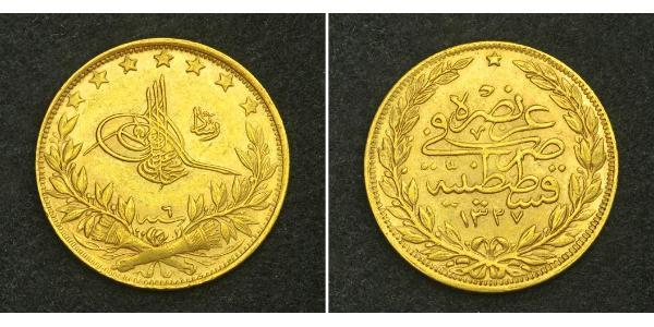 100 Kurush Imperio otomano (1299-1923) Oro 