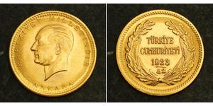 100 Kurush 土耳其 金 Kemal Ataturk