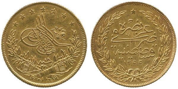 100 Kurush 奥斯曼帝国 (1299 - 1923) 金 