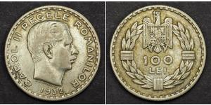 100 Leu Rumänien Silber 