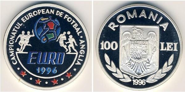 100 Lev Rumania Plata 