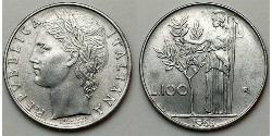100 Lira Italie Acier 
