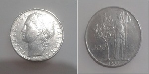 100 Lira Italie Acier 