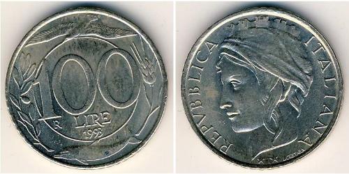 100 Lira Italy Copper/Nickel 