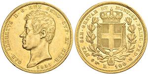100 Lira Italian city-states Gold 