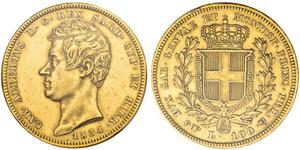 100 Lira Italian city-states Gold 