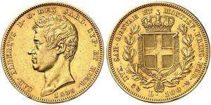 100 Lira Italian city-states Gold 
