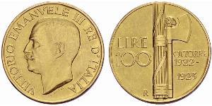 100 Lira Kingdom of Italy (1861-1946) Gold 