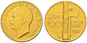 100 Lira Kingdom of Italy (1861-1946) Gold 