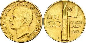 100 Lira Kingdom of Italy (1861-1946) Gold 