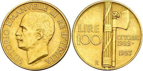 100 Lira Kingdom of Italy (1861-1946) Gold 