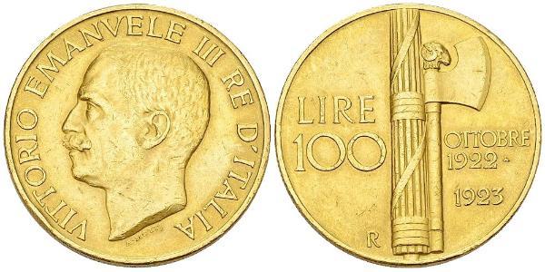 100 Lira Kingdom of Italy (1861-1946) Gold 