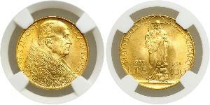 100 Lira Vatican (1926-) Gold Pope Pius XI (1857 - 1939)