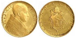 100 Lira Vatican (1926-) Gold Pope Pius XII  (1876 - 1958)