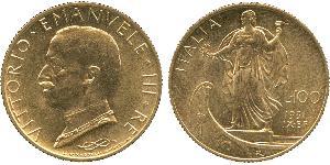 100 Lira Italien Gold/Platin Vittorio Emanuele III (1869 - 1947)