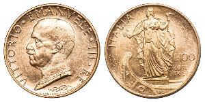 100 Lira Italien Gold/Platin Vittorio Emanuele III (1869 - 1947)