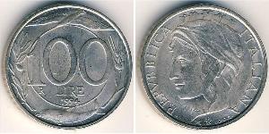 100 Lira Italien Kupfer/Nickel 