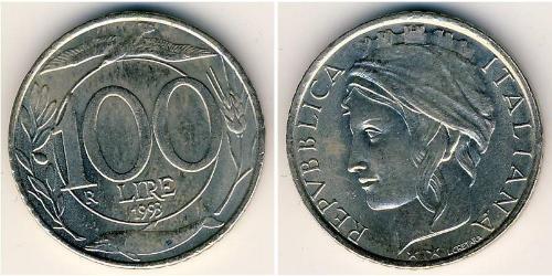 100 Lira Italien Kupfer/Nickel 